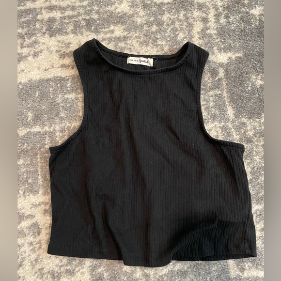 Ribbed Racerback Tank Top - Picture 5 of 6